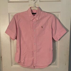 Ralph Lauren pink womens top short sleeve size 6